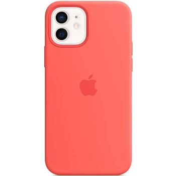 Silikonový kryt Apple MHL03ZE/A vč. Magsafe pro Apple iPhone 12/12 Pro, pink citrus