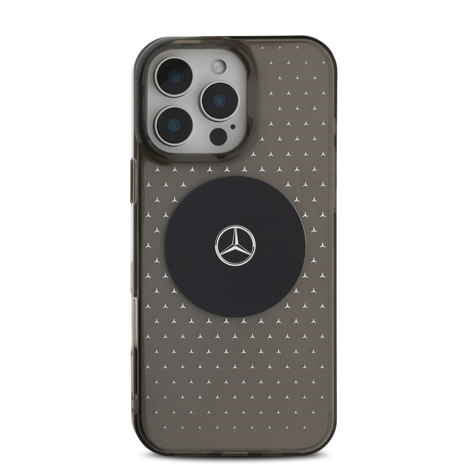 Mercedes PC/TPU Star Pattern MagSafe Zadní Kryt pro iPhone 16 Pro Max Black