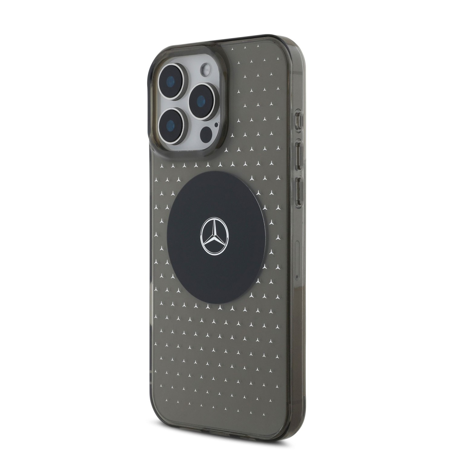 Mercedes PC/TPU Star Pattern MagSafe Zadní Kryt pro iPhone 16 Pro Max Black