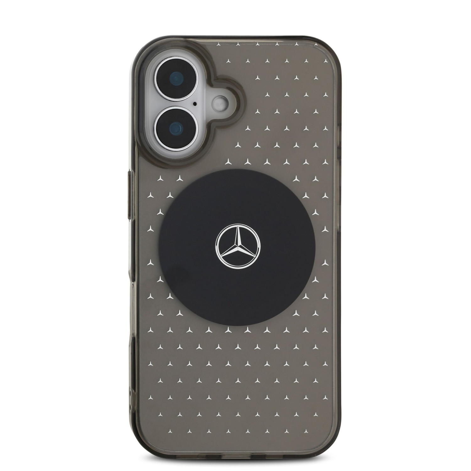 Mercedes PC/TPU Star Pattern MagSafe Zadní Kryt pro iPhone 16 Plus Black