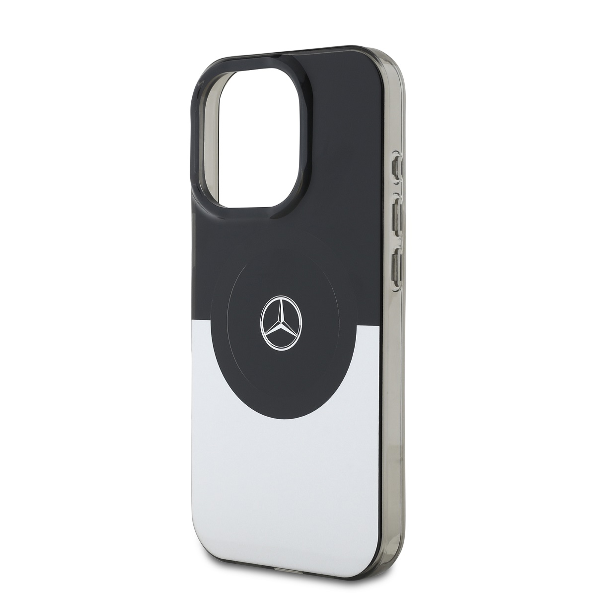 Mercedes PC/TPU Double Layer MagSafe Zadní Kryt pro iPhone 16 Pro Max Black/Silver