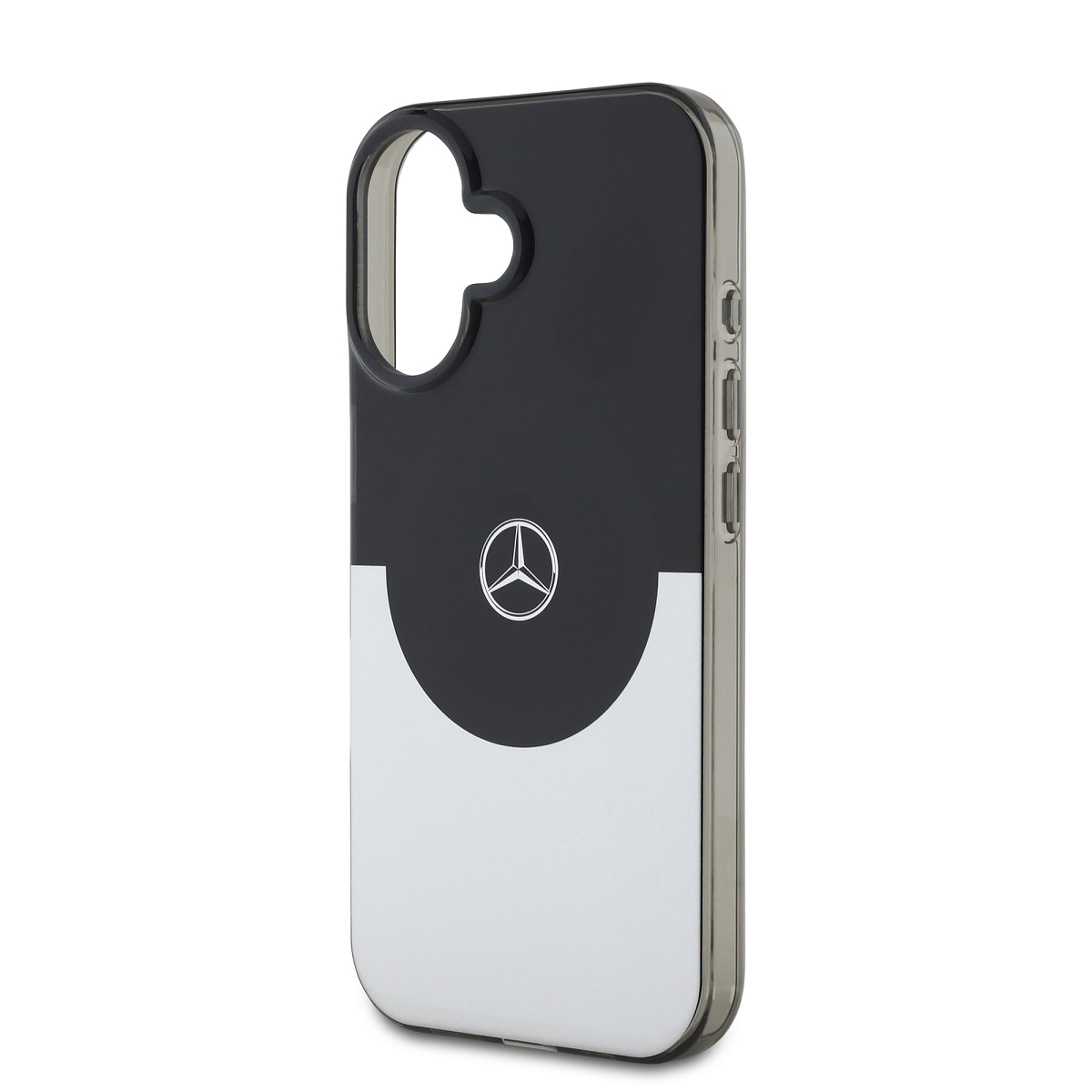 Mercedes PC/TPU Double Layer MagSafe Zadní Kryt pro iPhone 16 Black/Silver