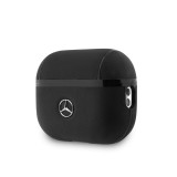 Mercedes Kožené Pouzdro pro AirPods Pro 2 Black