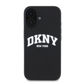 DKNY Liquid Silicone Arch Logo MagSafe Zadní Kryt pro iPhone 16 Black