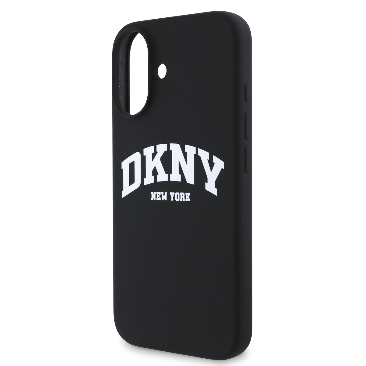 DKNY Liquid Silicone Arch Logo MagSafe Zadní Kryt pro iPhone 16 Black