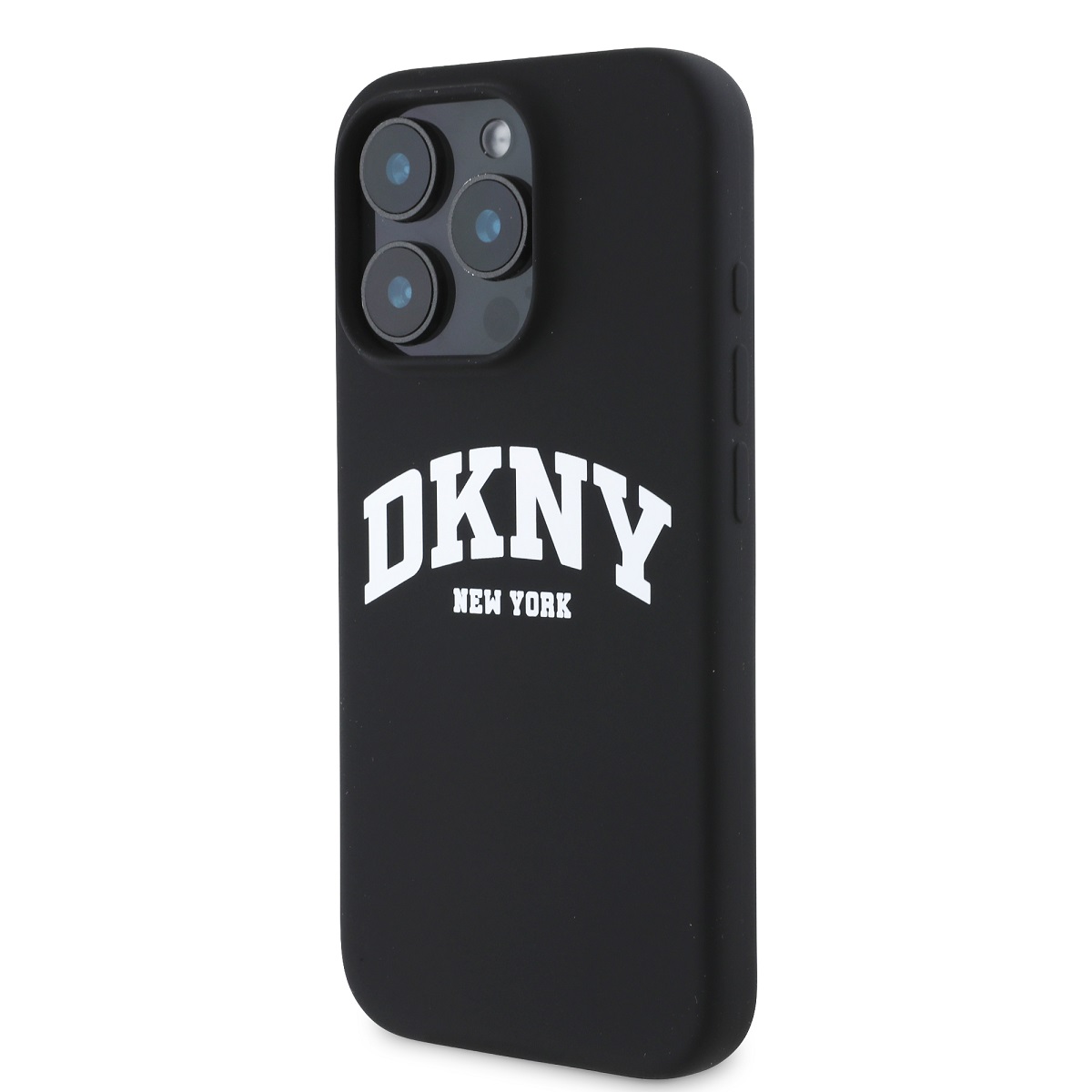 DKNY Liquid Silicone Arch Logo MagSafe Zadní Kryt pro iPhone 16 Pro Max Black