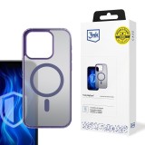 Ochranný kryt 3mk Frosty MagCase pro Apple iPhone 16, fialová