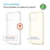 TPU gelový kryt FIXED ReStory AntiUV pro Apple iPhone 14, čirý