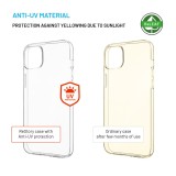 TPU gelový kryt FIXED ReStory AntiUV pro Apple iPhone 15 Plus, čirý