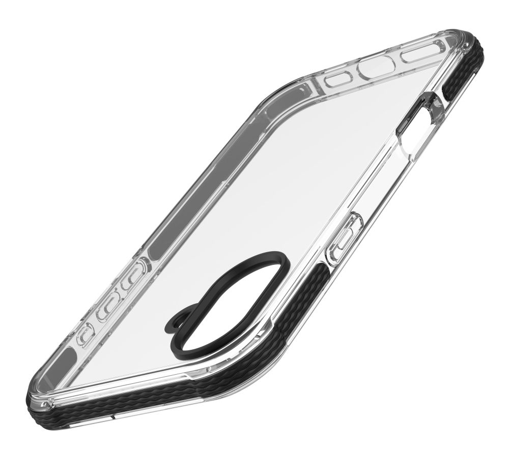 Ultra ochranné pouzdro Cellularline Tetra Force Strong Guard pro Apple iPhone 16 Plus, 2 stupně ochrany, transparentní