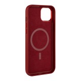 Kožený zadní kryt FIXED MagLeather s podporou MagSafe pro Samsung Galaxy S25 Ultra, červený