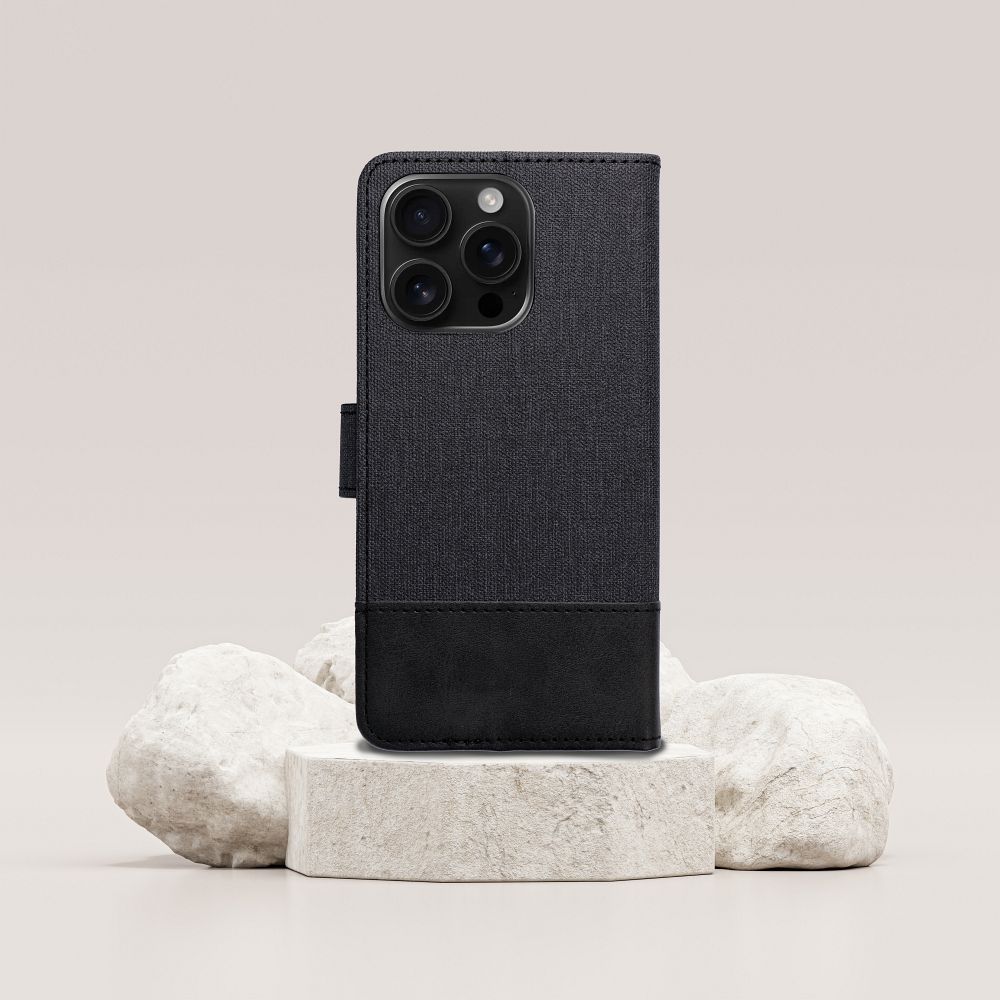 GOMMA Book for IPHONE 16 Plus black