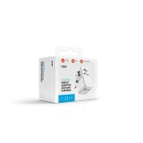 Cestovní adaptér FIXED Voyager 120W pro EU, UK a USA/AUS, s 3xUSB-C a 1xUSB výstupem, GaN, PD 120W, bílý