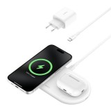 Magnetická nabíjecí podložka Belkin Boost Charge™ Pro Qi2 2v1 bílá