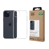 Silikonový kryt 3mk Clear Case Eco pro Apple iPhone 15 Pro, transparentní