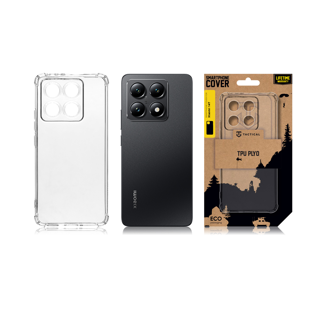 Tactical TPU Plyo Kryt pro Xiaomi 14T Transparent