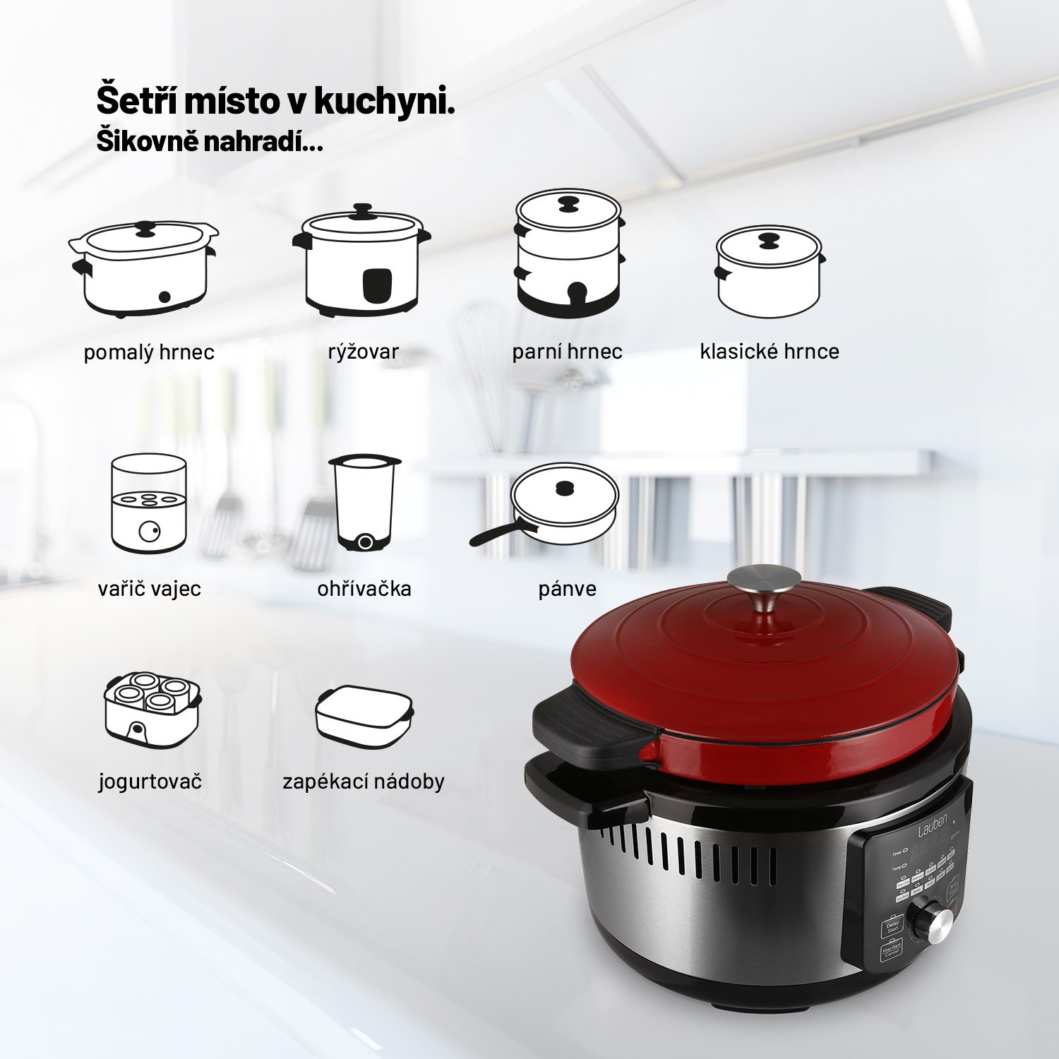 Lauben OvenSafe®️ Multicooker 6000RS