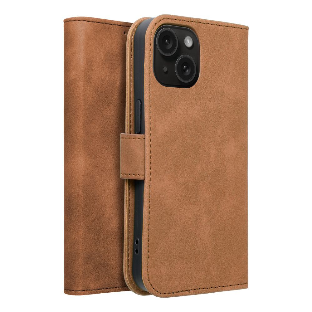 TENDER Book Case for IPHONE 15 brown