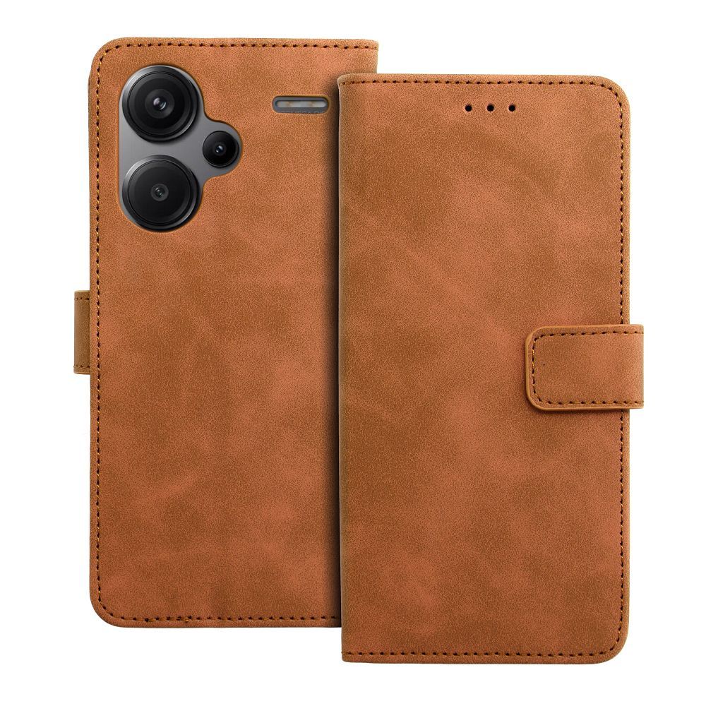 TENDER Book Case for XIAOMI Redmi Note 13 Pro Plus 5G brown