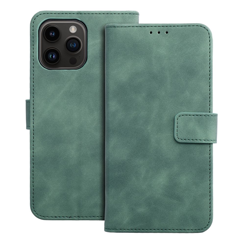 TENDER Book Case for IPHONE 14 Pro Max green