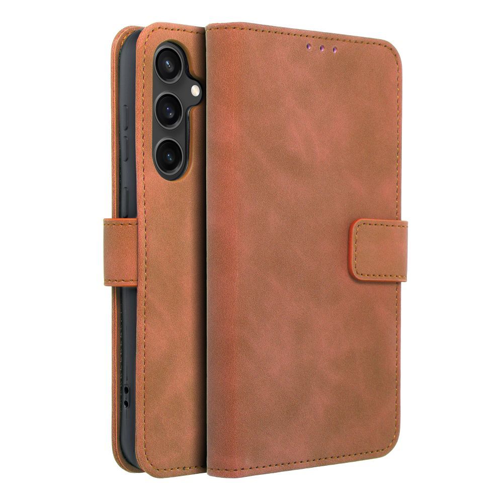 TENDER Book Case for SAMSUNG S23 FE brown