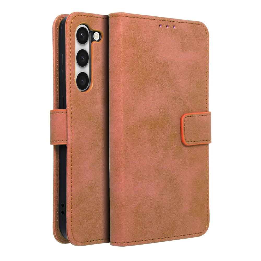 TENDER Book Case for SAMSUNG S23 Plus brown