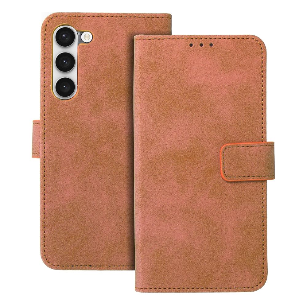 TENDER Book Case for SAMSUNG S23 Plus brown