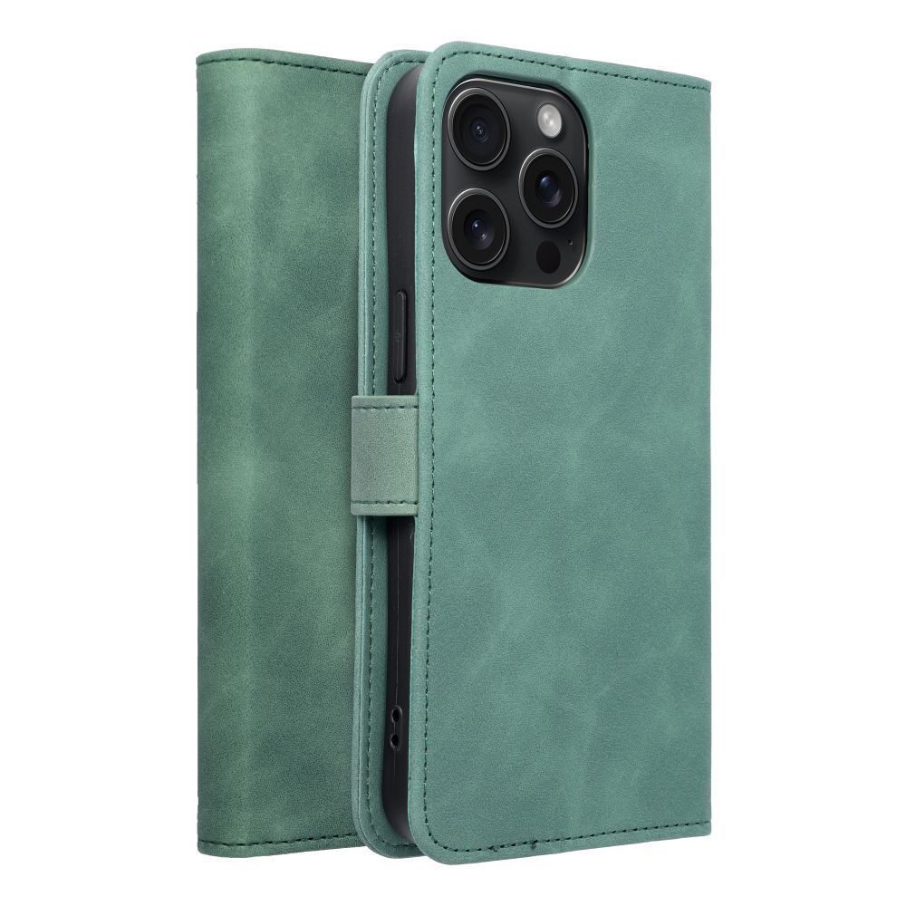 TENDER Book Case for IPHONE 15 Pro Max green