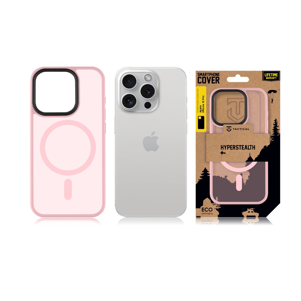 Tactical MagForce Hyperstealth Kryt pro iPhone 15 Pro Pink Panther