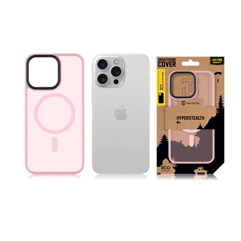 Tactical MagForce Hyperstealth Kryt pro iPhone 15 Pro Max Pink Panther