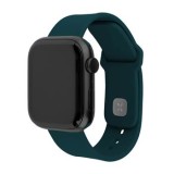 Set silikonových řemínků FIXED Silicone Sporty Strap pro Apple Watch 38/40/41mm, tmavě zelená