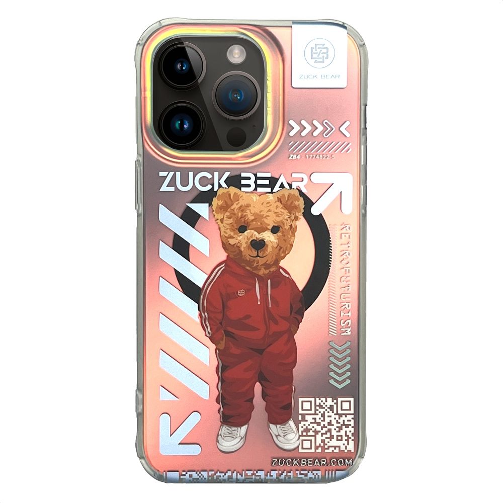 Zadní kryt ZUCK BEAR case NEW YORK NEVER SLEEPS MAG kompatibilní s MagSafe pro Apple iPhone 15 Pro Max, brooklyn baller