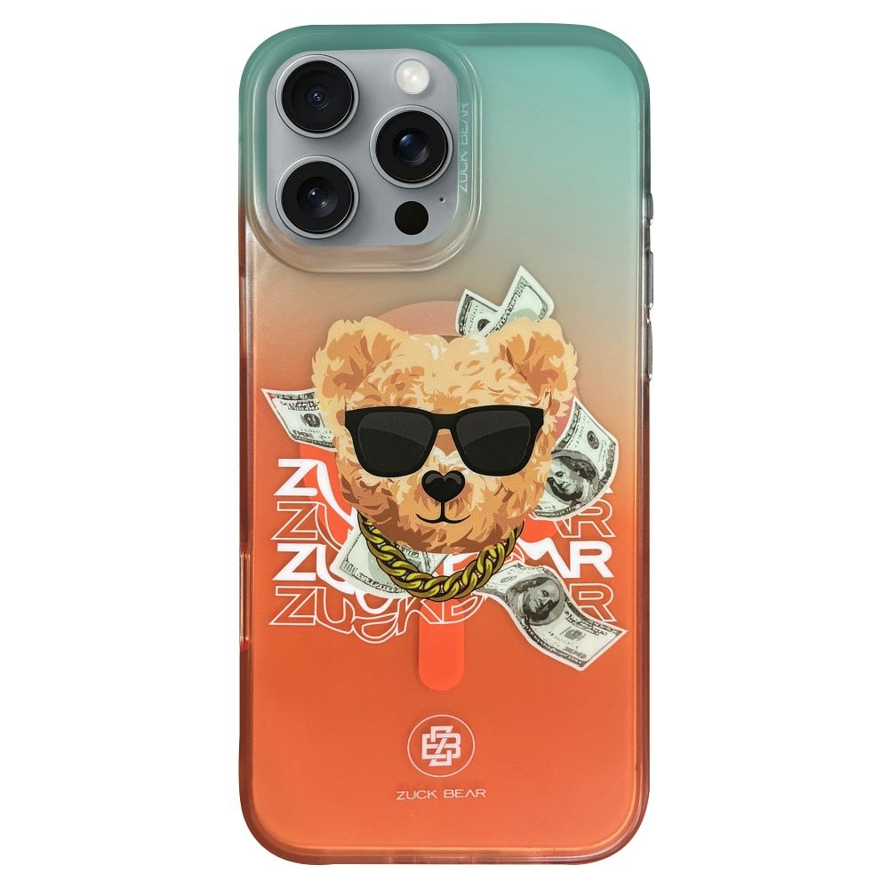 ZUCK BEAR case HAROLD MAG compatible with MagSafe for IPHONE 16 Pro orange