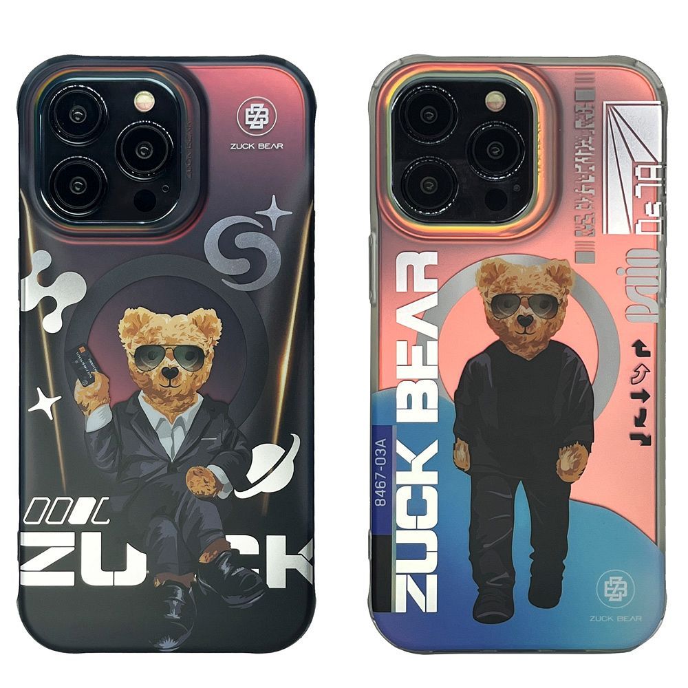 ZUCK BEAR case BERLIN BOSS MAG compatible with MagSafe for IPHONE 16 Pro zwei charm