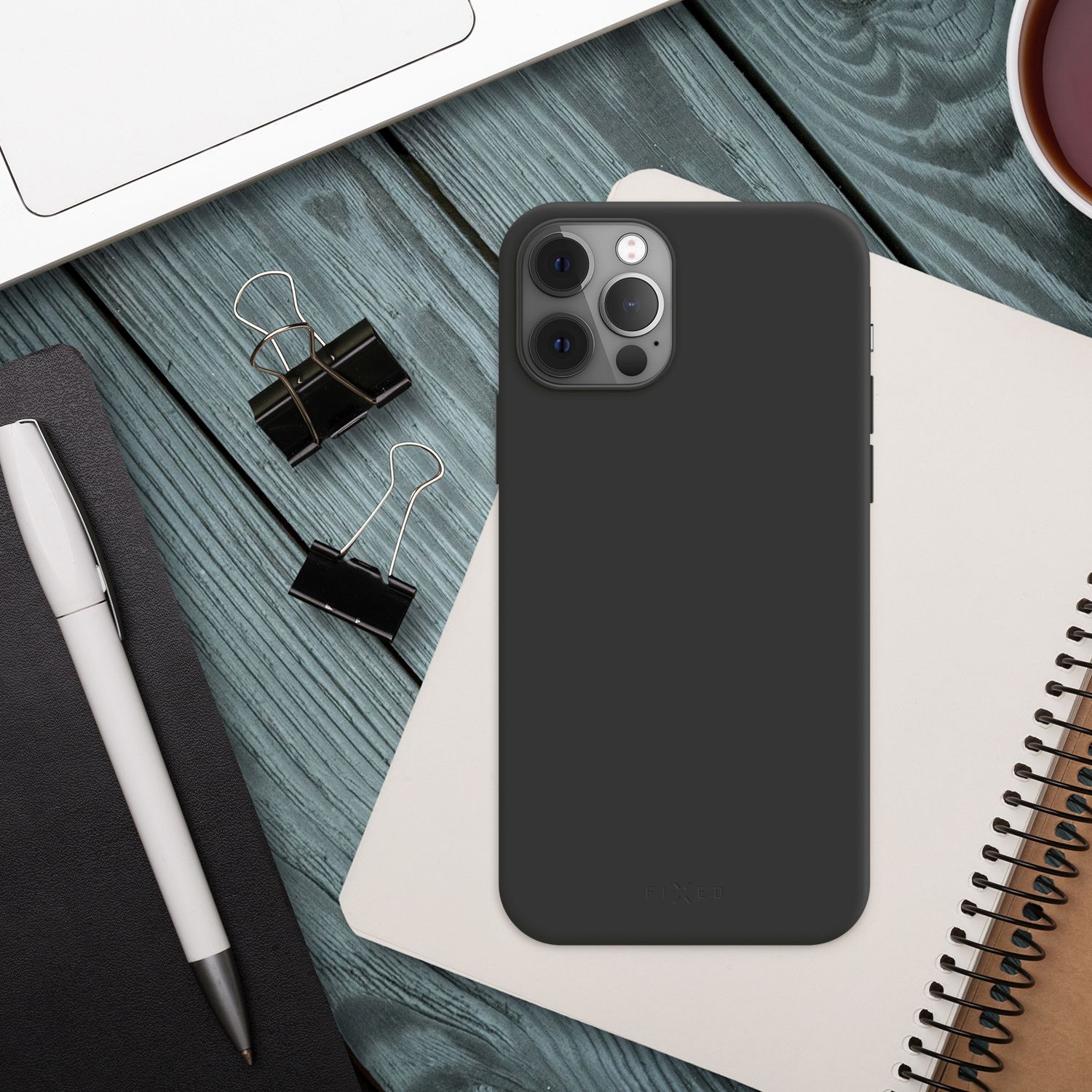 Zadní kryt FIXED Story pro Samsung Galaxy A26 5G, černá