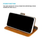 Pouzdro typu kniha FIXED Opus pro Samsung Galaxy A36 5G, hnědé