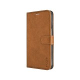 Flipové pouzdro FIXED Opus pro Samsung Galaxy A36 5G, hnědá