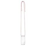 Pouzdro FIXED Pure Neck s růžovou šňůrkou na krk pro Samsung Galaxy A36 5G
