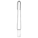 Pouzdro FIXED Pure Neck s černou šňůrkou na krk pro Samsung Galaxy A36 5G