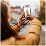 Pouzdro FIXED Pure Neck s černou šňůrkou na krk pro Samsung Galaxy A36 5G
