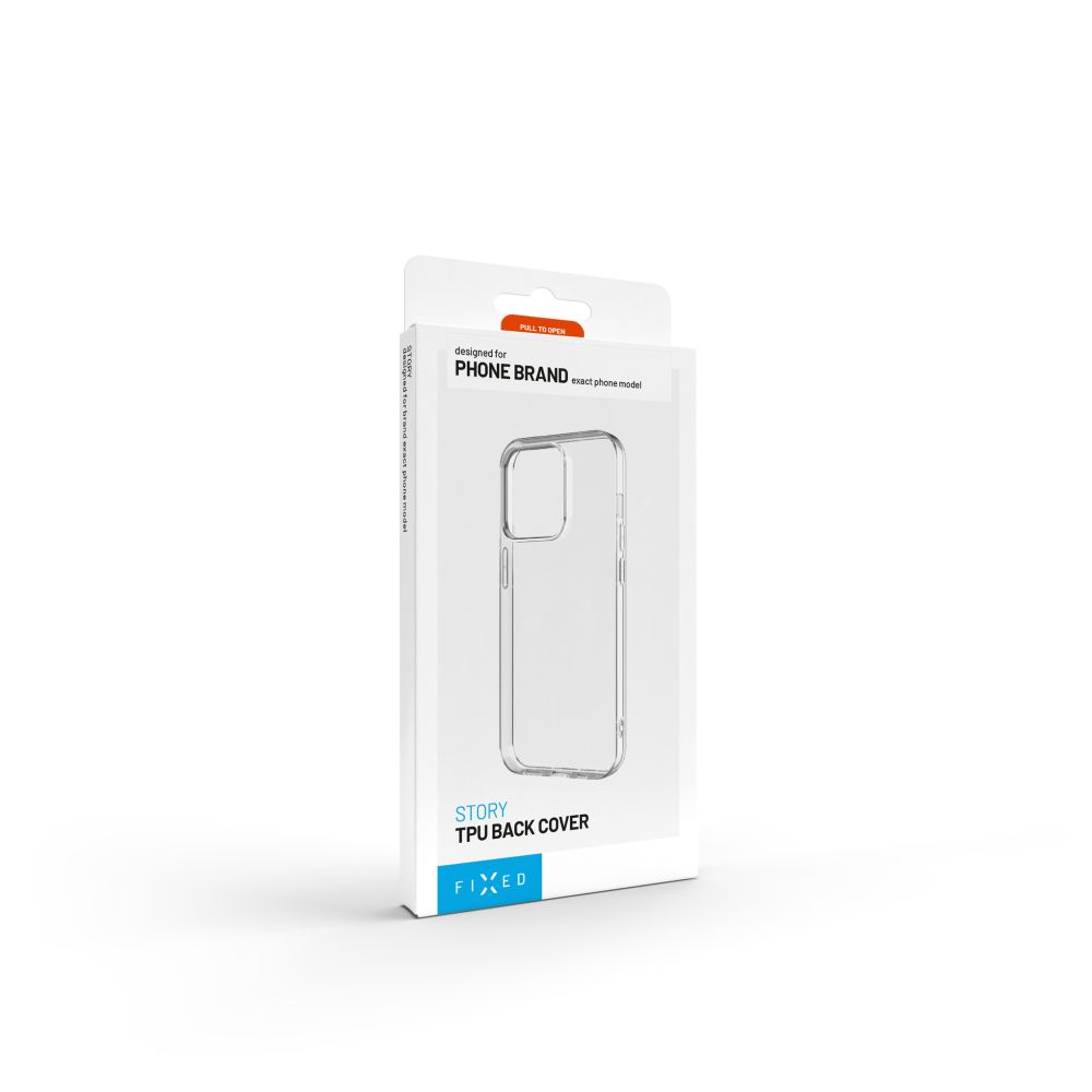 Zadní TPU gelový kryt FIXED Story pro Xiaomi Poco F7 Pro, transparentní