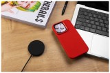 Zadní kryt FIXED MagFlow s podporou MagSafe pro Apple iPhone SE (2025), červená