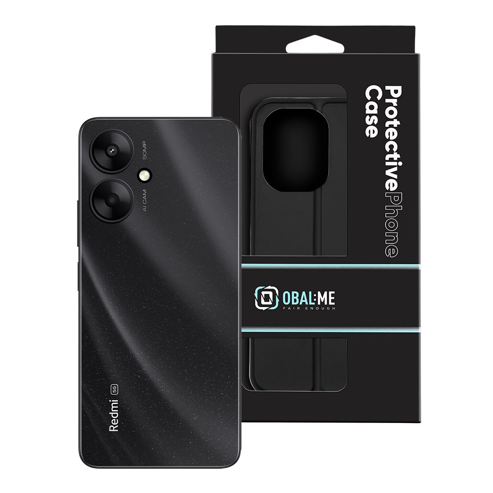 OBAL:ME SmoothTouch Pouzdro pro Xiaomi Redmi 13C 5G Black