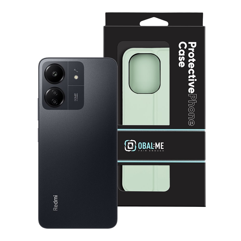 OBAL:ME SmoothTouch Pouzdro pro Xiaomi Redmi 13C 4G Mint Green