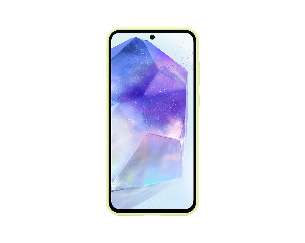 EF-PA556TME Samsung Silikonový Kryt pro Galaxy A55 5G Lime