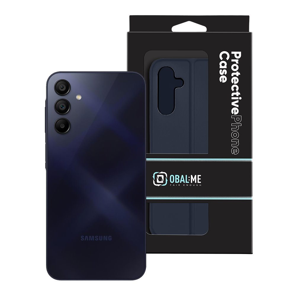 OBAL:ME SmoothTouch Pouzdro pro Samsung Galaxy A15 4G/5G Dark Blue