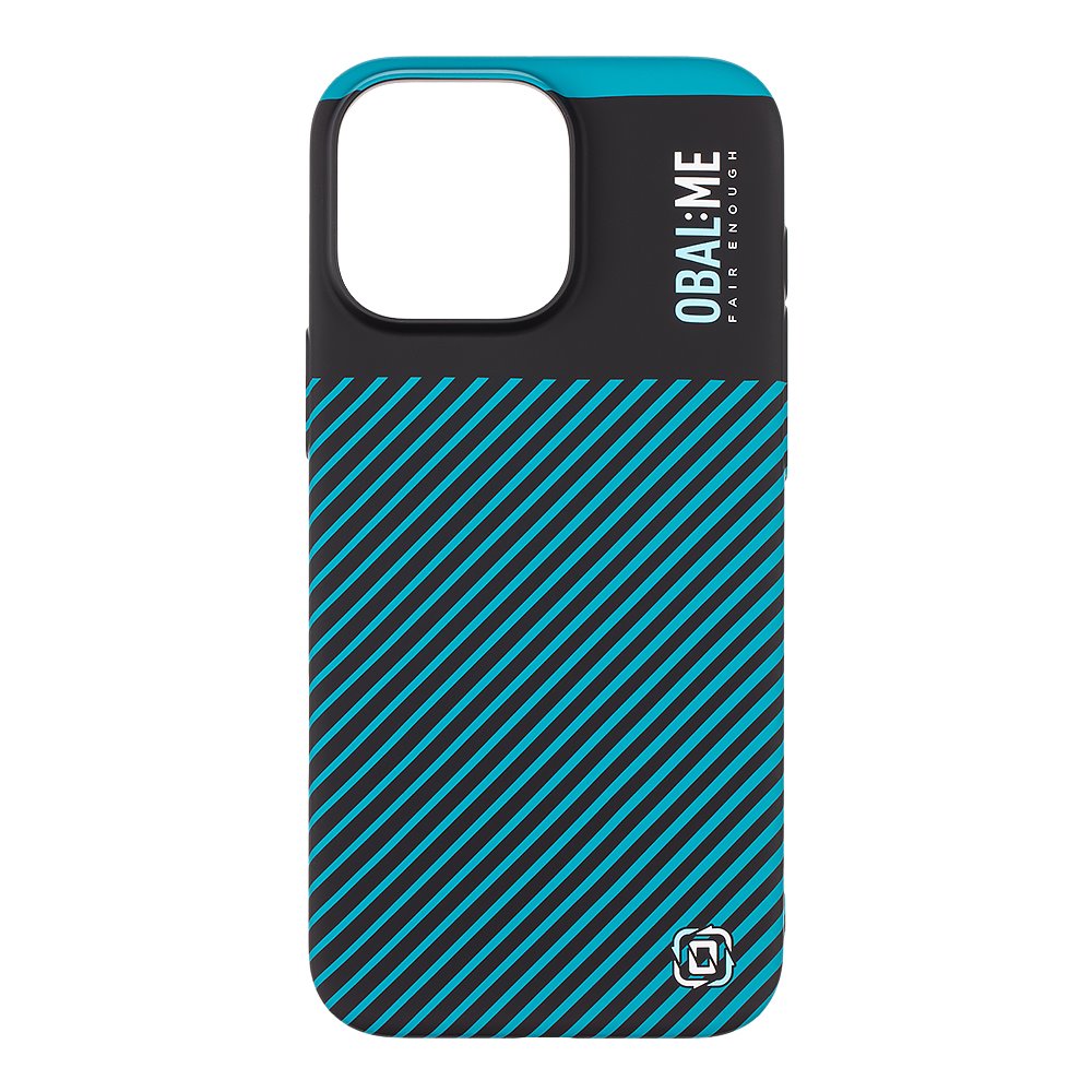 OBAL:ME Flossy Stripes Kryt pro Apple iPhone 16 Pro Max Black/Teal