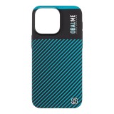 OBAL:ME Flossy Stripes Kryt pro Apple iPhone 15 Pro Max Black/Teal