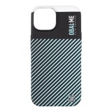 OBAL:ME Flossy Stripes Kryt pro Apple iPhone 14 Black/Sky Blue