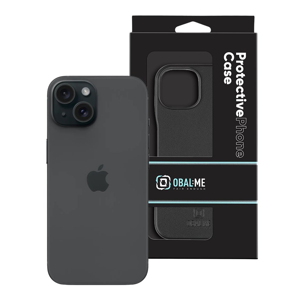 OBAL:ME LeatherTanga Kryt pro Apple iPhone 15 Black